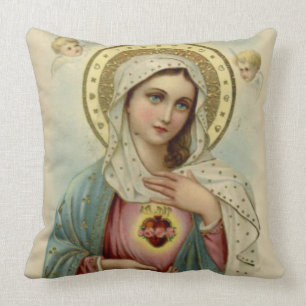 Tadellose Herz-Jungfrau-Mary-Engels-Wolken Kissen