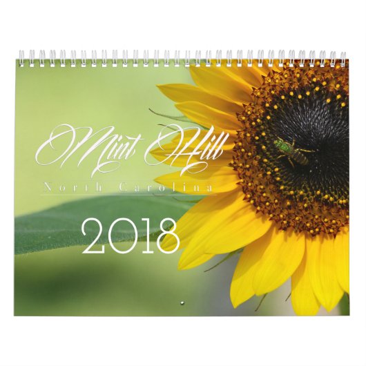 Tadellose Hügel-North Carolina-Kalender Kalender (Titelbild)
