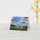 Tadellose Hügel-North Carolinagrußkarten Karte (Gelbe Blume)