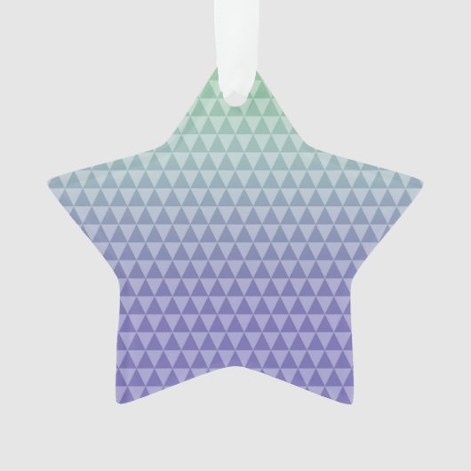 Tadellose lila Dreiecke Ornament (Vorderseite)