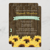 TADELLOSE RUSTIKALE EINLADUNG (Vorne/Hinten)