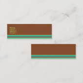 Tadellose Schokoladen-Visitenkarte Mini Visitenkarte (Vorne/Hinten)