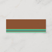 Tadellose Schokoladen-Visitenkarte Mini Visitenkarte (Rückseite)