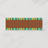 Tadellose Schokoladen-Visitenkarte Mini Visitenkarte (Rückseite)