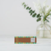 Tadellose Schokoladen-Visitenkarte Mini Visitenkarte (Stehend Vorderseite)