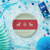 Tadellose Strickjacke-Wetter-Platte Pappteller (Party)