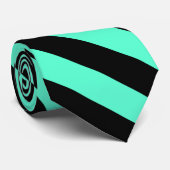 Tadellose und schwarze Streifen - Krawatte (Gerollt)