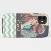 Tadellose Zickzack Streifen Case-Mate iPhone Hülle (Rückseite (Horizontal))