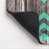 Tadelloser Anker auf altem Holz Mousepad (Ecke)