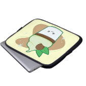 Tadelloser Chip-kleiner Kuchen Laptopschutzhülle (Vorne Knopf)