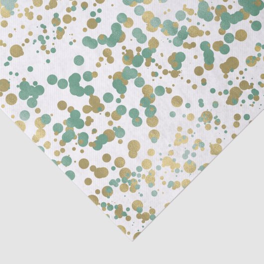 Tadelloser GoldConfetti Seidenpapier (Ausschnitt)