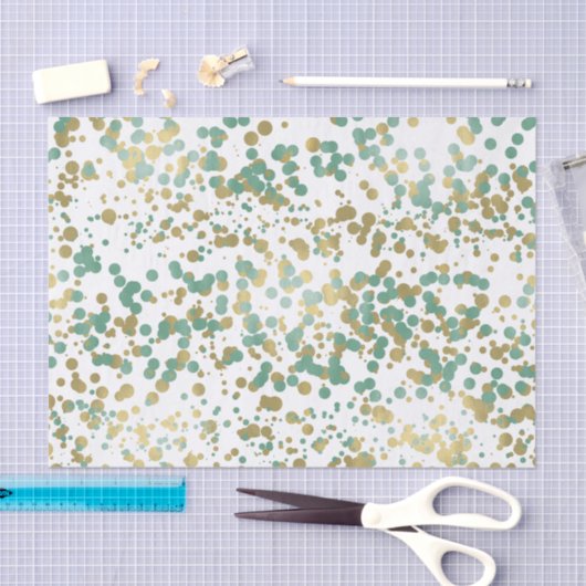Tadelloser GoldConfetti Seidenpapier (Handwerk)