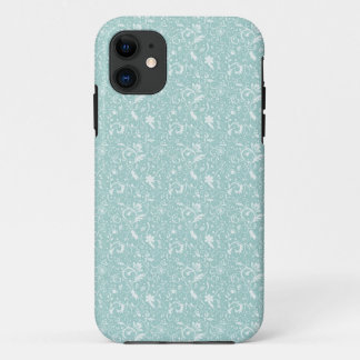 Tadelloser grüner BlumenWirbel iPhone4 Case-Mate iPhone Hülle