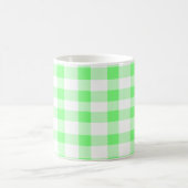 Tadelloser grüner Gingham Kaffeetasse (Mittel)