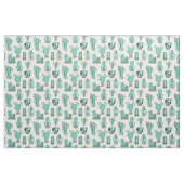 Tadelloser grüner Kaktus u. saftiges Stoff (Fat Quarter (45,7 x 55,9 cm))