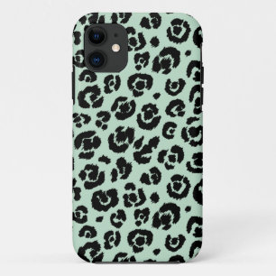 Tadelloser grüner schwarzer Leopard-Druck Case-Mate iPhone Hülle