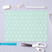Tadelloser grüner Tupfen Seidenpapier (Handwerk)