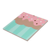 Tadelloser kleiner Kuchen Fliese (Seite)