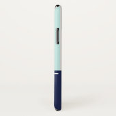 Tadelloser Marine-Blau-Anker-nautischindividueller Case-Mate iPhone Hülle (Hinten/Rechts)