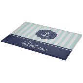 Tadelloser Marine-Blau-Anker-nautischindividueller Schneidebrett (Ecke)