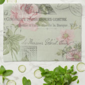 tadelloser rosa botanischer Paris-mit Geschirrtuch (Gefaltet)