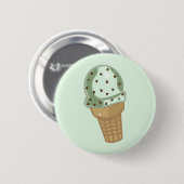 Tadelloser Schokoladensplitter Button (Vorne & Hinten)