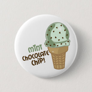 Tadelloser Schokoladensplitter mit Text Button