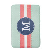 Tadelloser Tupfen-Muster-korallenroter Badematte (Vorderseite Vertikal)