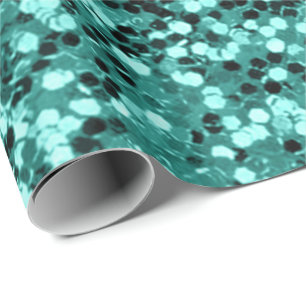 Tadelloser WasserTiffany Sequin-Glitzer-glänzende Geschenkpapier