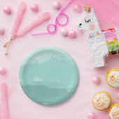 Tadelloses Aquarell Ombre Pappteller (Party)