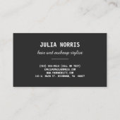 Tadelloses Aquarell Visitenkarte (Rückseite)