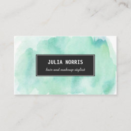 Tadelloses Aquarell Visitenkarte