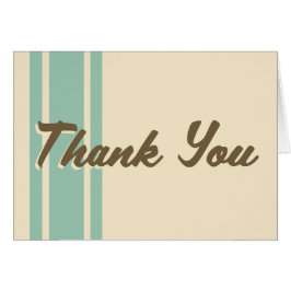 Tadelloses Eiscreme-gestreiftes Retro danken Ihnen