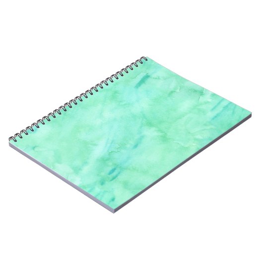 Tadelloses grün-blaues notizblock (Linke Seite)