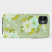 Tadelloses grünes Blumen Case-Mate iPhone Hülle (Rückseite (Horizontal))