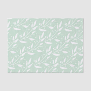 Tadelloses grünes Blumenseidenpapier Seidenpapier