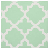 Tadelloses grünes Gewebe Quatrefoil Muster-| Stoff (Muster)