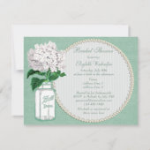 Tadelloses grünes Leinwand-, Glas-u. Einladung (Rückseite)