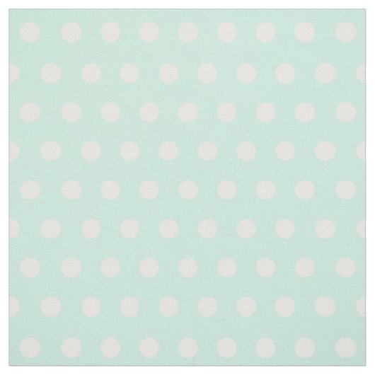 tadelloses grünes und weißes Tupfengewebe Stoff (Muster)