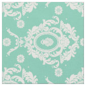 Tadelloses grünes Vintages Stoff (Nahaufnahme)