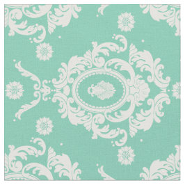 Tadelloses grünes Vintages Stoff