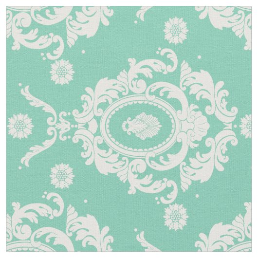 Tadelloses grünes Vintages Stoff (Nahaufnahme)