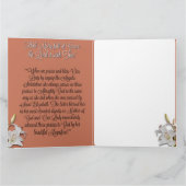 Tadelloses Herz 0034 der Jungfrau-Mary-Gruß-Karte Karte (Innenseite)