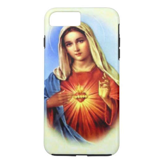 Tadelloses Herz der gesegneten Jungfrau Mary Case-Mate iPhone Hülle (Rückseite)