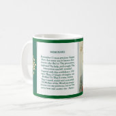 Tadelloses Herz der gesegneten Jungfrau Mary Kaffeetasse (Vorderseite Links)