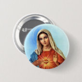 Tadelloses Herz Mary Button (Vorne & Hinten)