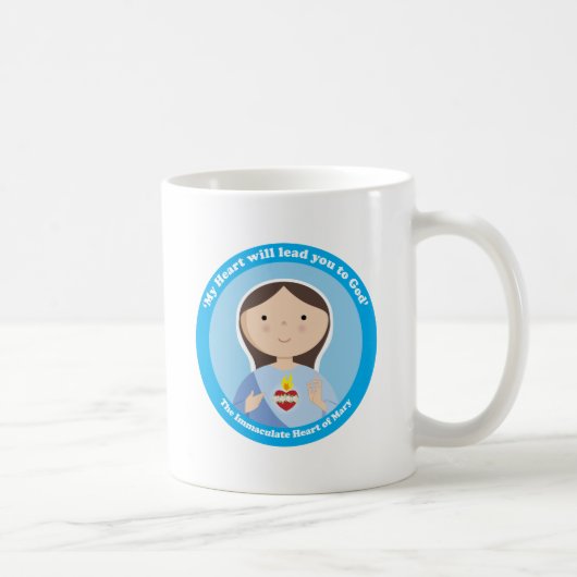 Tadelloses Herz von Mary Kaffeetasse (Rechts)