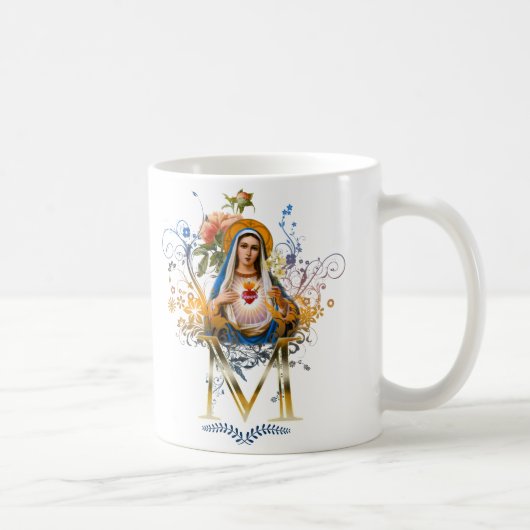 Tadelloses Herz von Mary Kaffeetasse (Rechts)