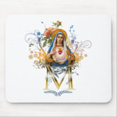 Tadelloses Herz von Mary Mousepad (Vorne)