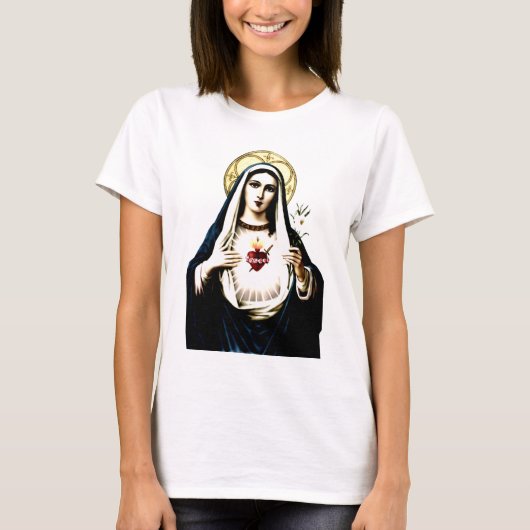 Tadelloses Herz von Mary-Shirt T-Shirt (Vorderseite)